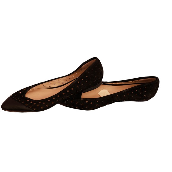 Sole Society black cut out pointed toe women's flats size 9B - Picture 5 of 5